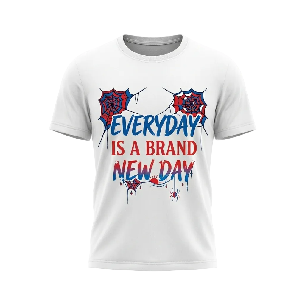 "Everyday is a Brand New Day" Spider Street Tee